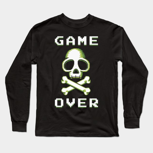 Game Over Long Sleeve T-Shirt by TheHookshot